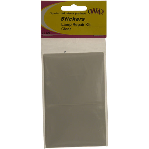 MDS1203 W4 Lamp Repair sticker - Clear Size 700 x 70mm (1 per pack) 37123 W4 - UK Camping And Leisure