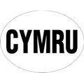 MDS1203 W4 Large Oval CYMRU Sticker 37143 W4 - UK Camping And Leisure