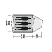 Outwell Cloud 3 Dome Tent 3 Berth Outwell - UK Camping And Leisure