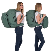 Thule Landmark 60L Women's travel pack hazy green | breathable, backpacking, hiking