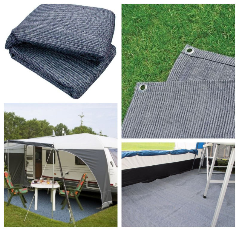 2.5 x 4.5 Breathable Caravan Awning Carpet Weaveatex Motorhome Tent Groundsheet Matting