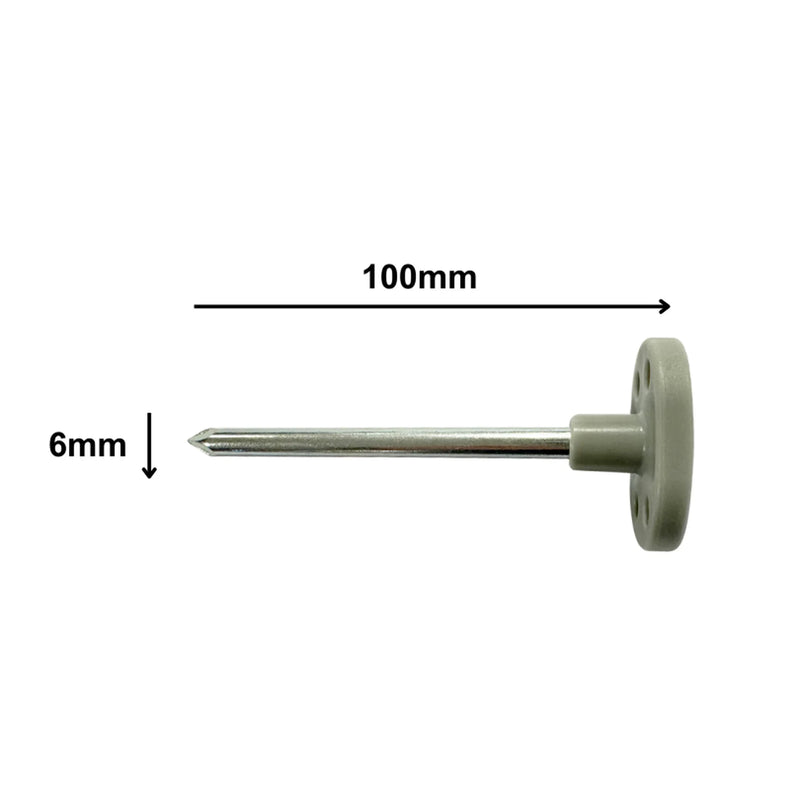 Olpro Heavy-Duty Groundsheet Pegs Set 100mm Steel 15 Pack