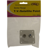 Berker Tv/Satellite Point White 21225W