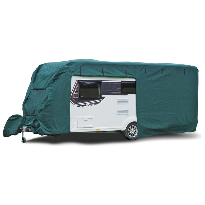 Caravan cover max (small , 360 - 420 cm) green 4342G8 Quest - UK Camping And Leisure