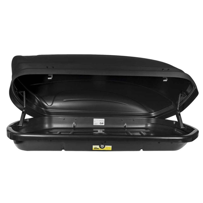Menabo Mania 460 Litre Black Roof Box (75kg Max.) Menabo - UK Camping And Leisure
