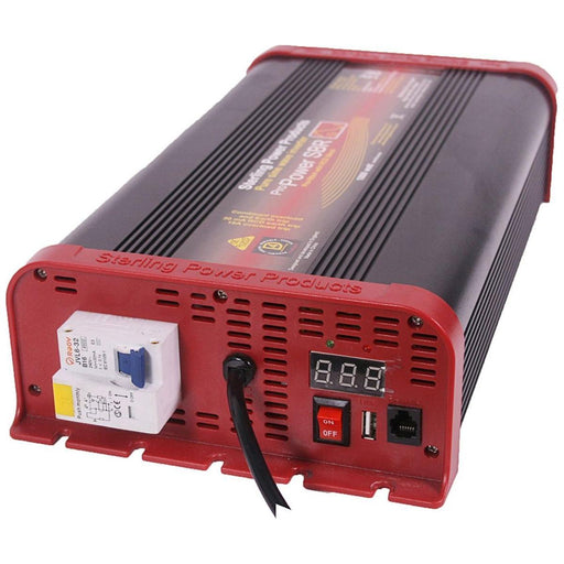 Sterling Pro Pure SB Inverter 12V 1000W Rcd Sterling Power - UK Camping And Leisure