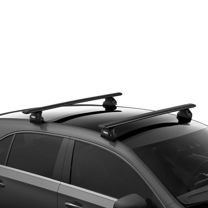 Thule WingBar Evo Roof Bars Black fits Toyota Grand Highlander 2024- 5 doors with flush rails and fixpoint foot Thule - UK Camping And Leisure