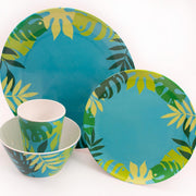 16 Piece Jungle Melamine Tableware Set Summit - UK Camping And Leisure