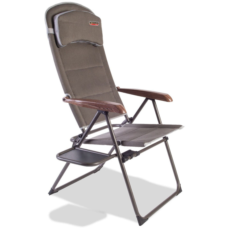 Quest Naples Pro Recline Camping Caravan Chair with Side Table Quest - UK Camping And Leisure