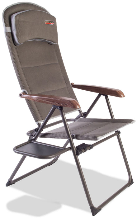 Quest Naples Pro Recline Camping Caravan Chair with Side Table Quest - UK Camping And Leisure