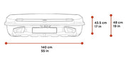 Thule Arcos Box large hard-shell towbar cargo carrier box