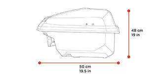 Thule Arcos Box large hard-shell towbar cargo carrier box