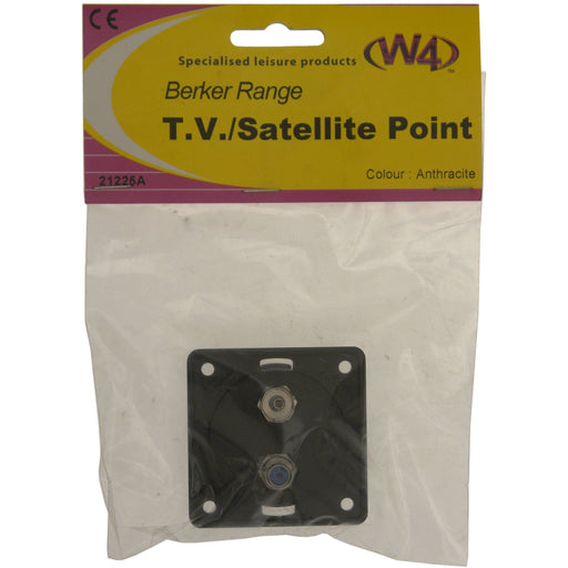 MDS1203 W4 TV/Satellite Point Anthracite 21225A W4 - UK Camping And Leisure