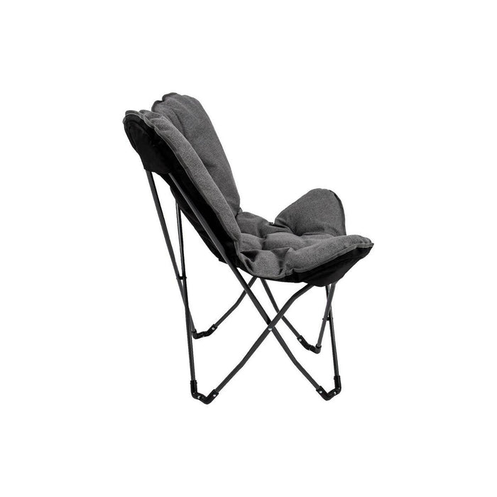 Bo-Camp Urban Collection Butterfly Chair Grainger M Grey Bo-Camp - UK Camping And Leisure
