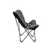 Bo-Camp Urban Collection Butterfly Chair Grainger M Grey Bo-Camp - UK Camping And Leisure