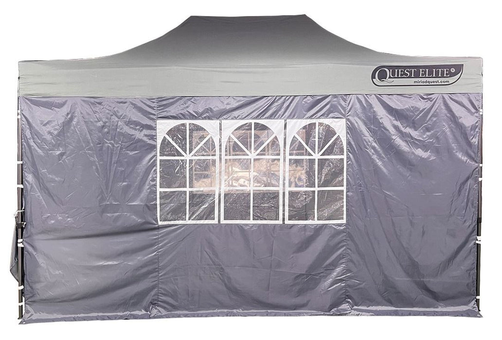 Sides for Louisiana Pavillion in grey (2 x doors, 2 x windows) UK Camping And Leisure - UK Camping And Leisure