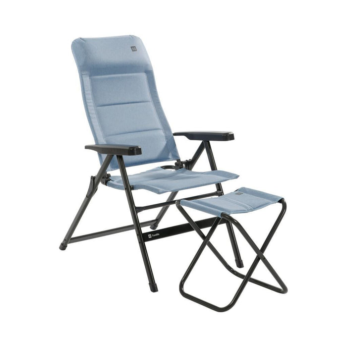 Travellife Lago Recliner Comfort Wave Blue 2129920 Travellife - UK Camping And Leisure