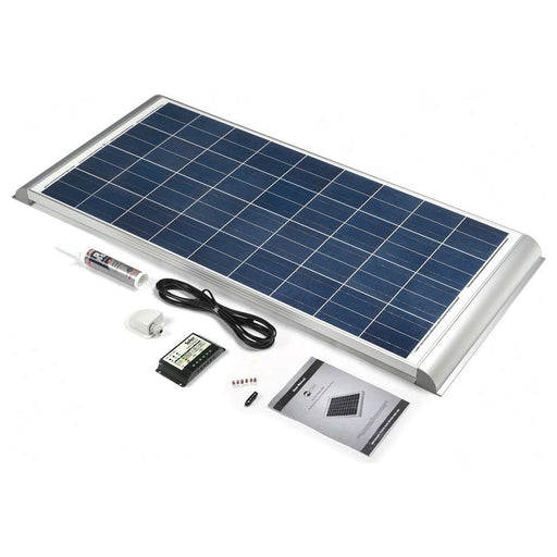 Solar Technology 120W Solar Panel Aero Profile & Kit STPMH120AE PV Logic - UK Camping And Leisure