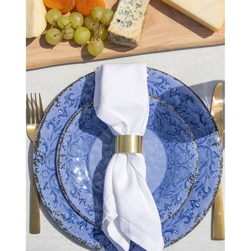 Gimex Stone Line Dinner Plate Azure 1 Piece Gimex - UK Camping And Leisure
