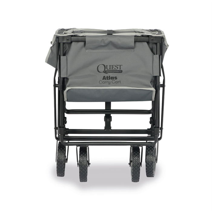 Quest Autograph Atlas Carry Cart Pull Along Trolley (Black Edition) Quest - UK Camping And Leisure