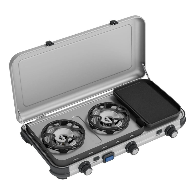 Campingaz Camping Kitchen 2 Multi-Cook Double Burner Portable Camping Gas Stove and Side Grill Campingaz - UK Camping And Leisure