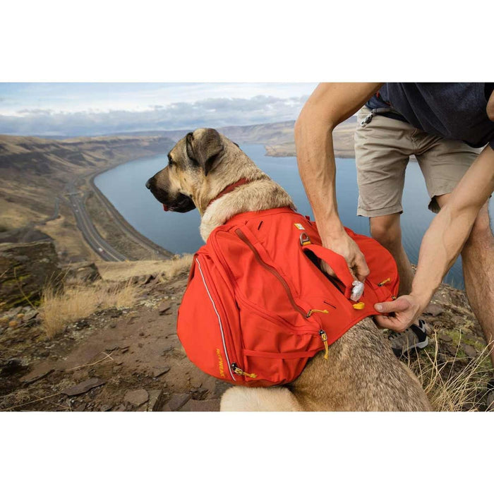 Ruffwear Palisades Dog Backpack in Red Sumac (Medium) Ruffwear - UK Camping And Leisure