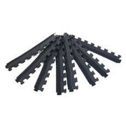 Quest Easy lock Floor Tiles (x 4) with edging strips Quest - UK Camping And Leisure