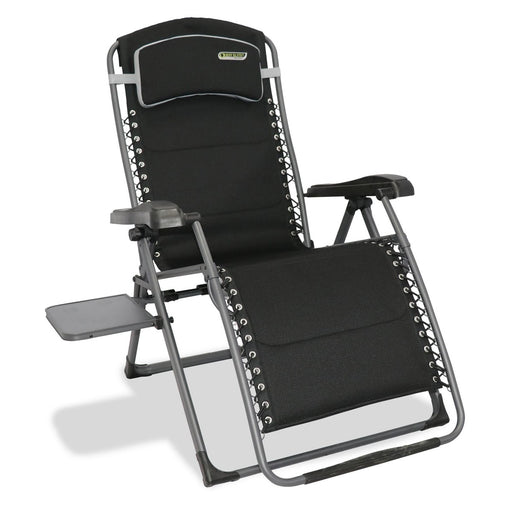 Quest Vienna Pro Relax XL Camping Caravan Chair with Side Table Quest - UK Camping And Leisure