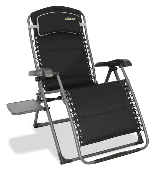 Quest Vienna Pro Relax XL Camping Caravan Chair with Side Table Quest - UK Camping And Leisure