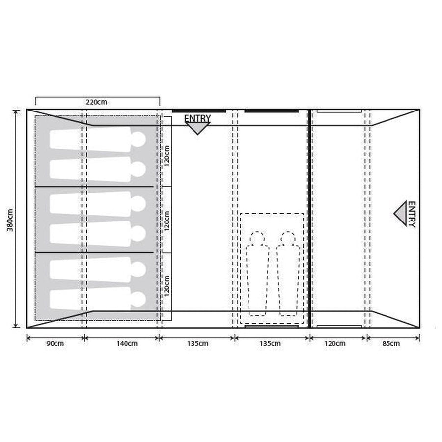 Outdoor Revolution Camp Star 600 Air Tent Bundle Deal Outdoor Revolution - UK Camping And Leisure