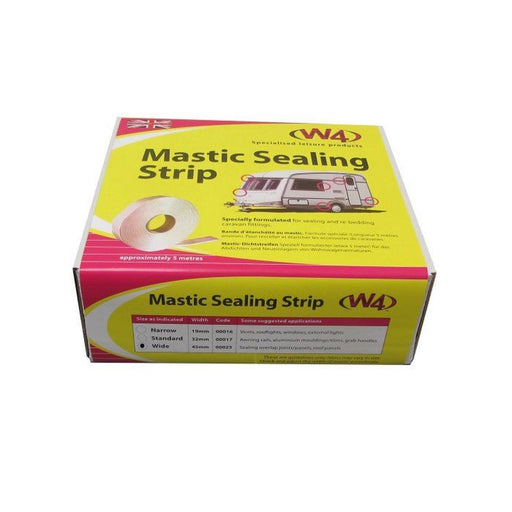 W4 Mastic Sealing Strip 45Mm X 2.5Mm X 5M Grey | UK Camping and Leisure