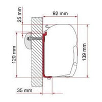 Fiamma F45/F70 Adapter Kit As 400 3 Pieces 45M-5M Awnings 98655-390
