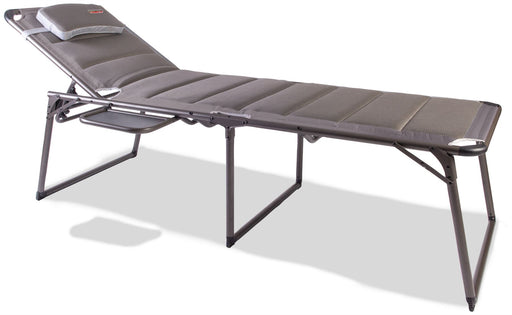Quest Naples Pro Lounge bed with side table Quest - UK Camping And Leisure