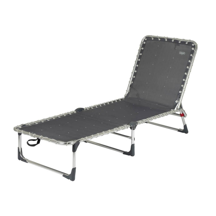 Crespo Lounger Low AL/367 Dark Grey Crespo - UK Camping And Leisure