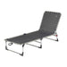 Crespo Lounger Low AL/367 Dark Grey Crespo - UK Camping And Leisure