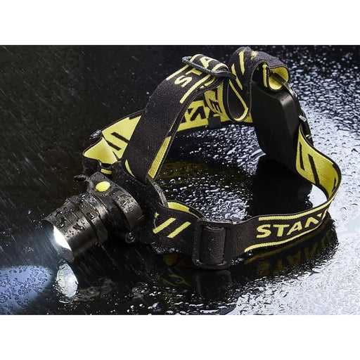 Stanley® Lighting Zoom Head Torch 300 Lumens STANLEY® Lighting - UK Camping And Leisure