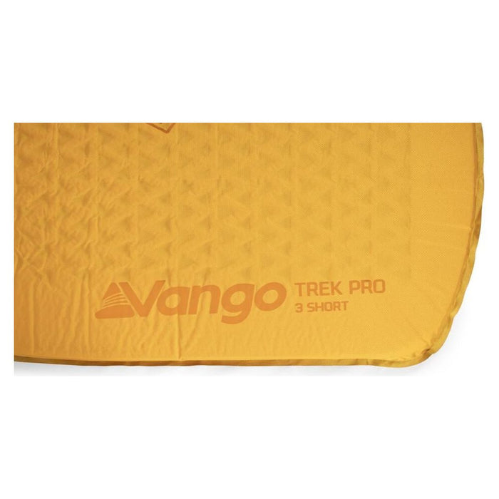 Vango Trek Pro 3 Short Self inflating Sleep Mat Yellow Blaze Vango - UK Camping And Leisure