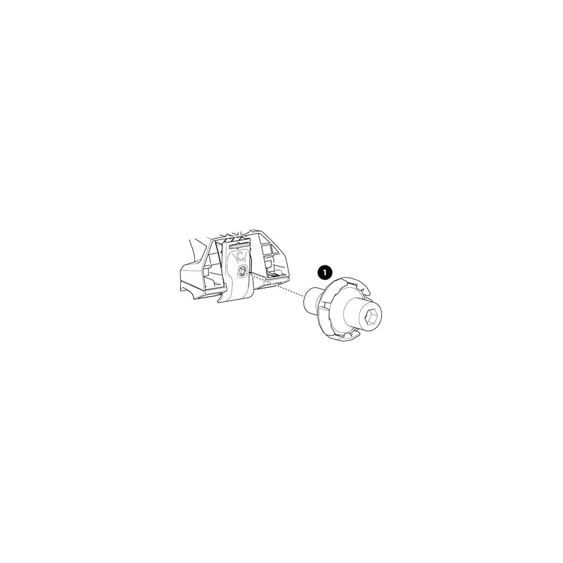 Thule Kit Flush Rail - Nut with Washer, MPN 1500054201