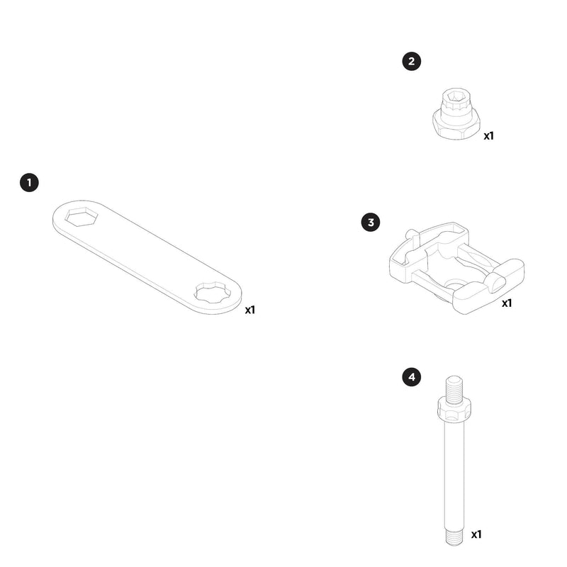 Thule Tool Penta Grip Spare Part Fixpoint Fit Kits