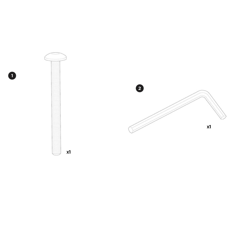 Thule K6S Screw M6x50 for Cargo Carriers