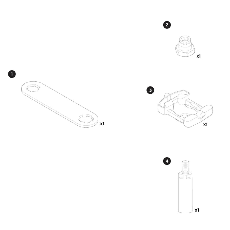 Thule Spacer Extender Penta M8 Spare Part