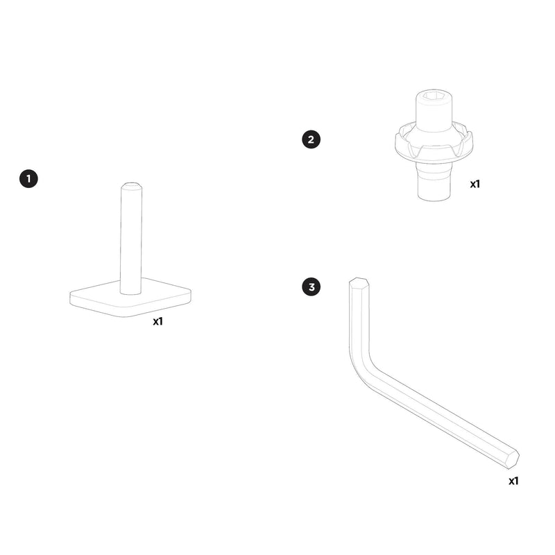 Thule T-Track M6x1x31 Screw for Cargo Systems