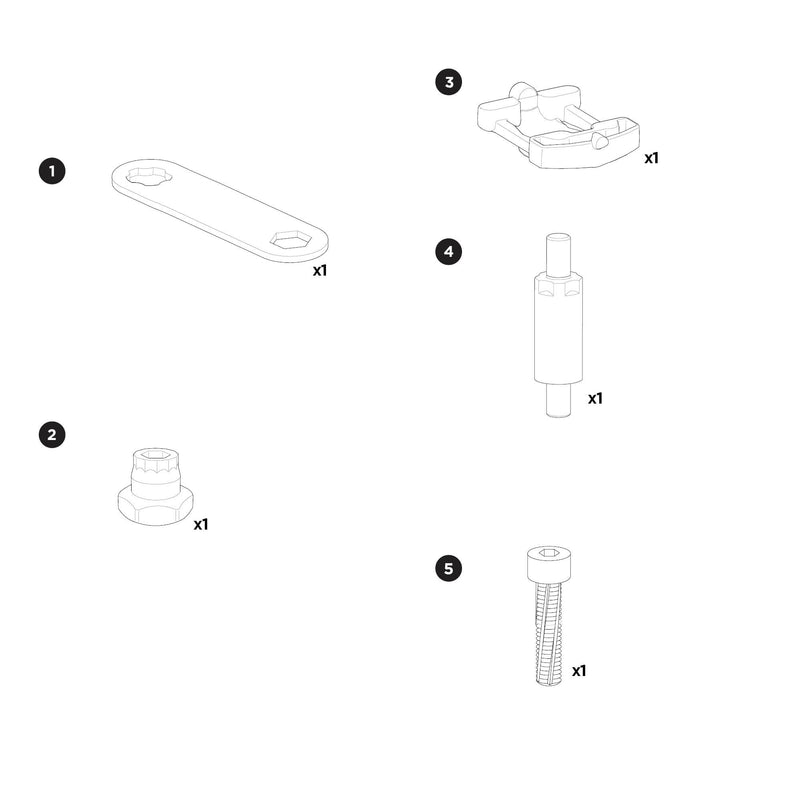 Thule Spacer Fixpoint Wide Body Pent Roof Rack