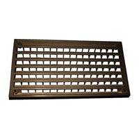 Air Vent 6 3/4 x 3 1/2 Brown Plastic for Caravan/Motorhome