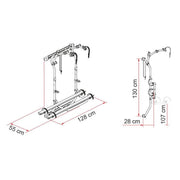 Fiamma F80S Awning, Fixing Bracket, Bike Carrier Bundle for Fiat Ducato L3 H2 Vans Fiamma - UK Camping And Leisure