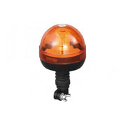 12V/24V Flexi DIN Spigot Pole Mount LED Amber/Orange Flashing Warning Beacon - IP66 Rated - View 3