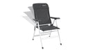 Outwell Ontario Adjustable Folding Camping Caravan Motorhome Chair Charcoal Outwell - UK Camping And Leisure