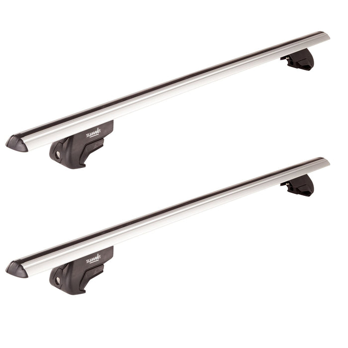 Roof Tent Bars Aluminium Roof Bars fits Fiat Doblo 2000-2010 Van 5-dr with Raised Rails Summit - UK Camping And Leisure