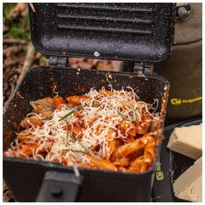 Ridgemonkey XL Connect Deep Pan & Griddle Granite Edition Fishing Camping Cook RidgeMonkey - UK Camping And Leisure