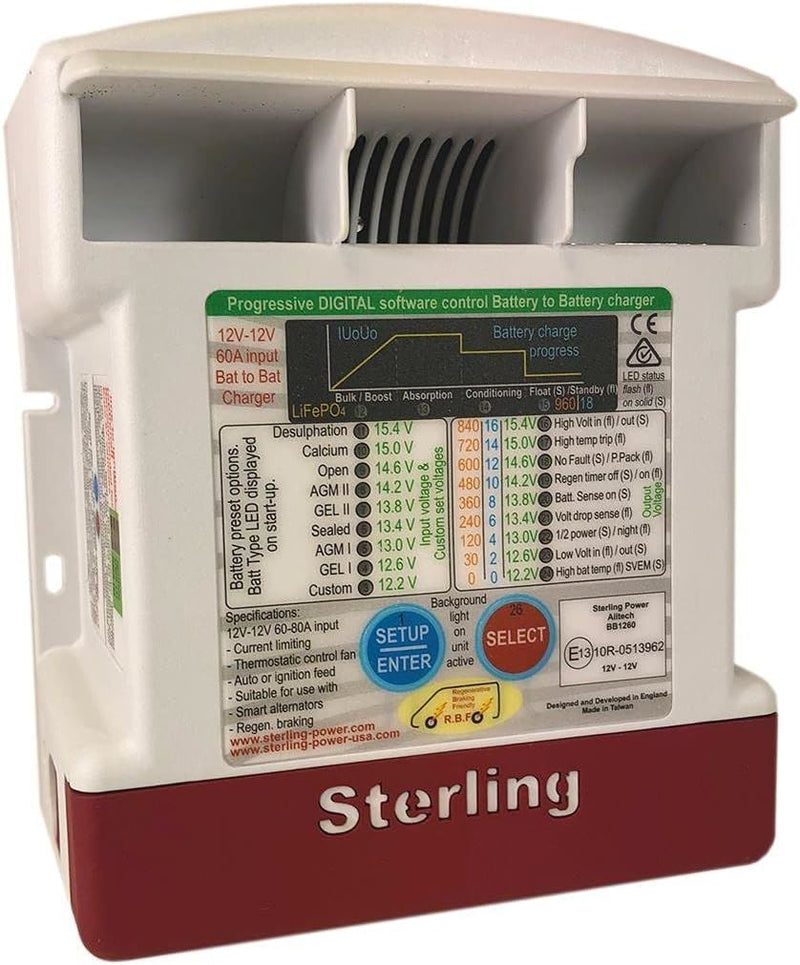 Sterling Power BB1230 12V 30A Battery to Battery Charger camper van/motorhome